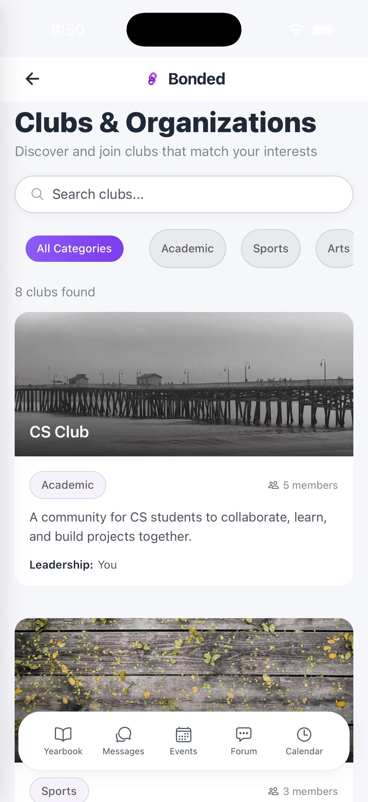 Join clubs and
organizations.